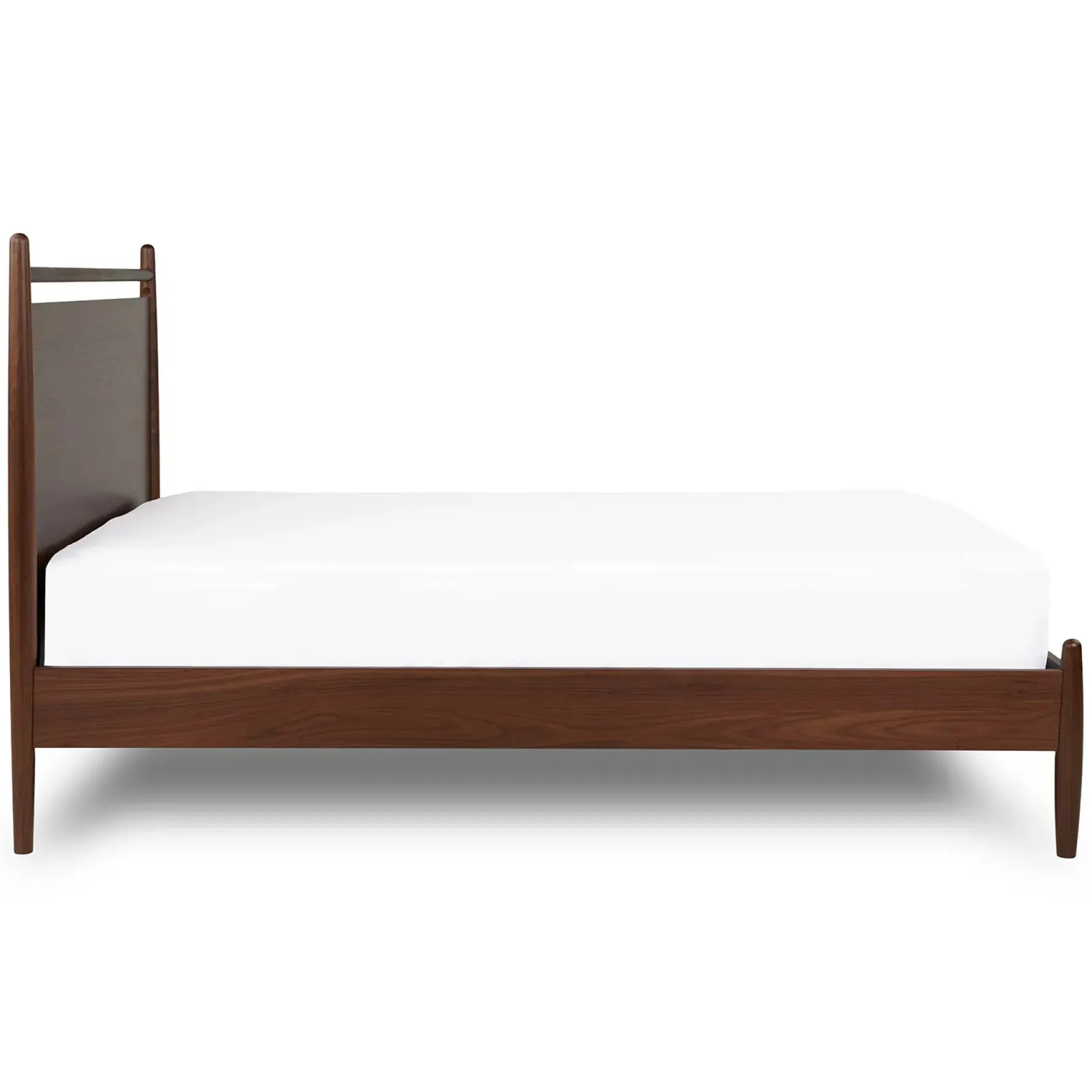 Lenia Twin Panel Bed - Walnut