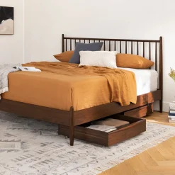 Lenia Underbed Storage Drawer Set - Walnut