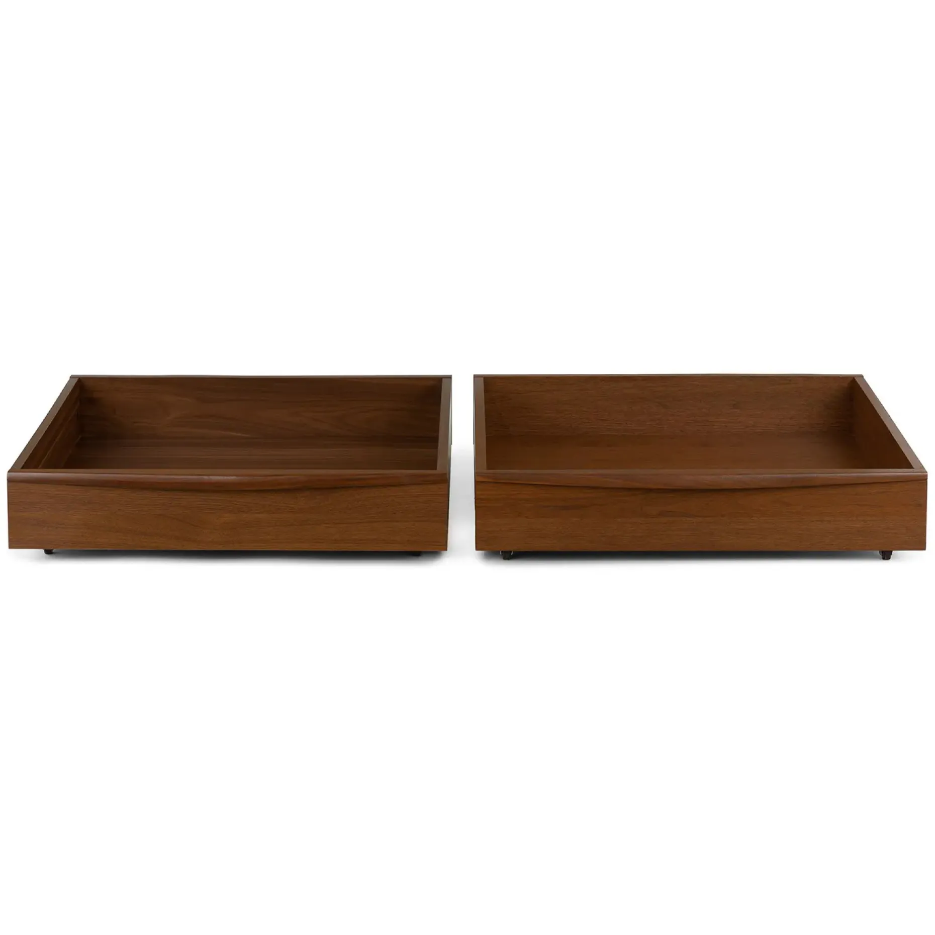 Lenia Underbed Storage Drawer Set - Walnut