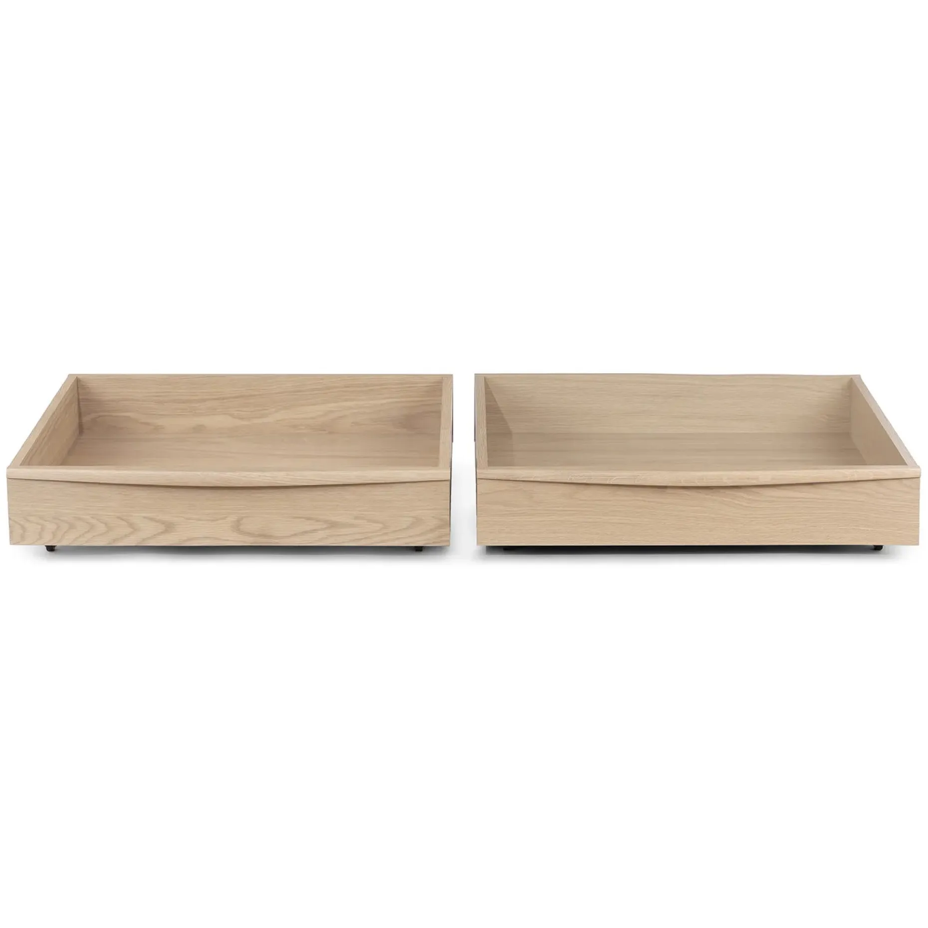 Lenia Underbed Storage Drawer Set - White Oak