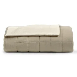 Leni King Cotton Gauze Quilt - Duo Taupe