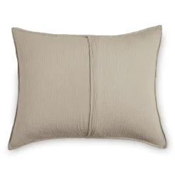 Leni King Cotton Gauze Sham Set - Taupe