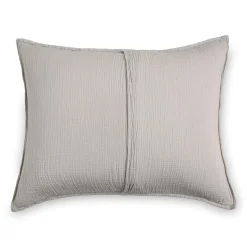 Leni King Cotton Gauze Sham Set - Light Taupe
