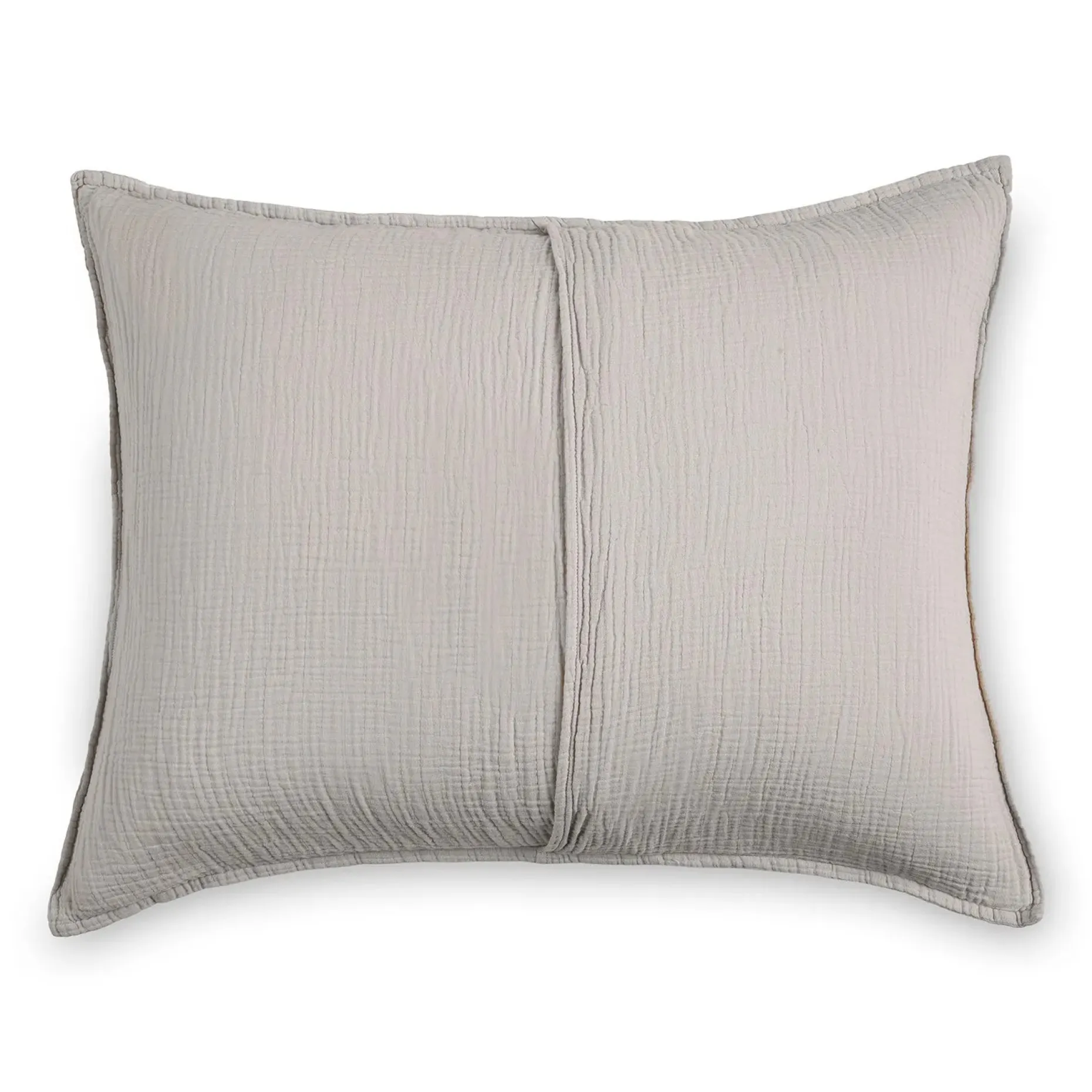 Leni King Cotton Gauze Sham Set - Light Taupe