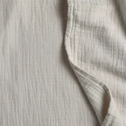 Leni King Cotton Gauze Sham Set - Light Taupe