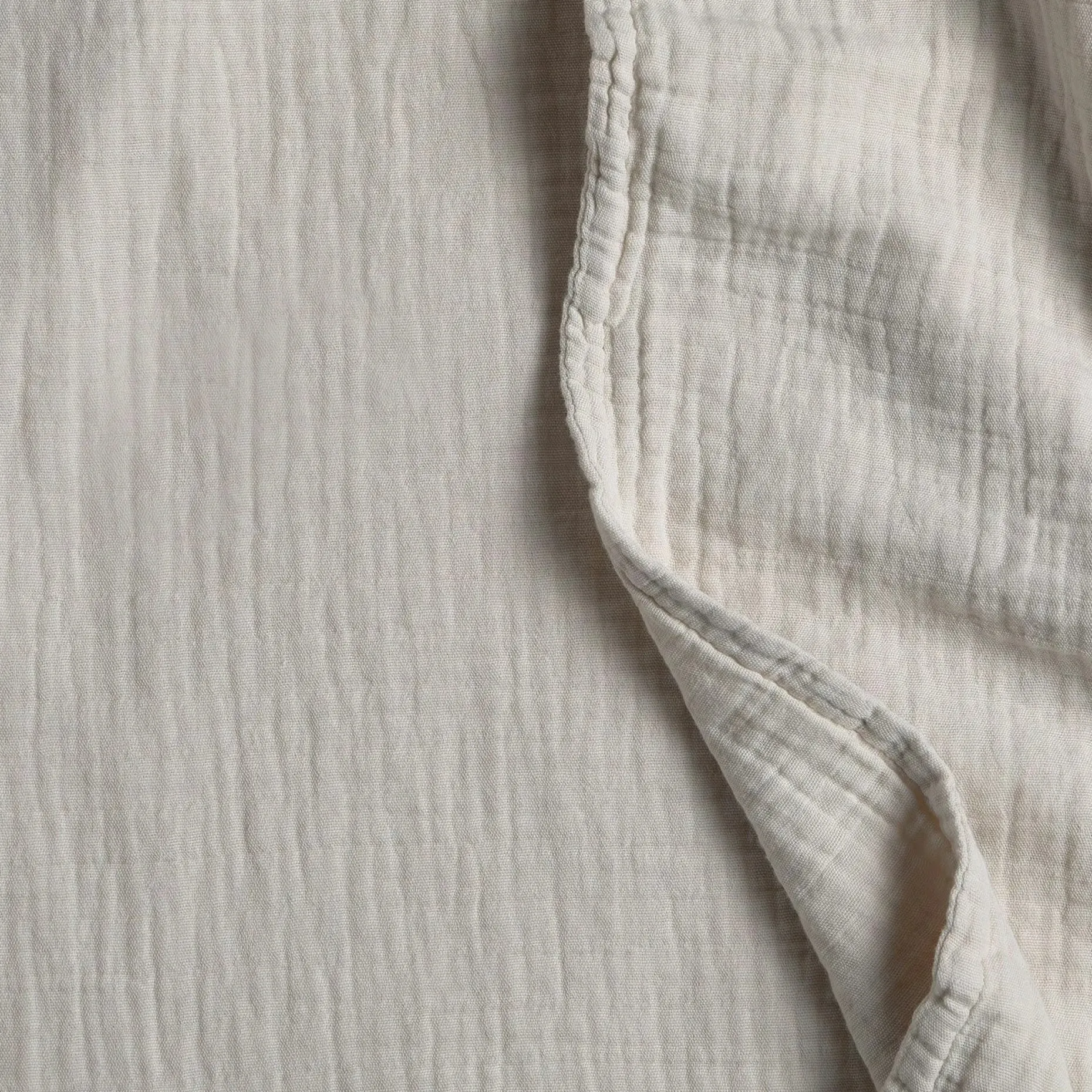 Leni King Cotton Gauze Sham Set - Light Taupe