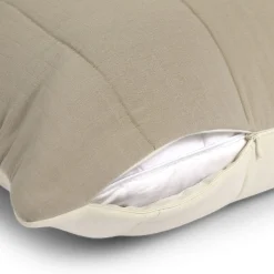 Leni King Cotton Gauze Sham Set - Duo Taupe