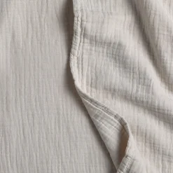 Leni Queen Cotton Gauze Duvet Cover - Light Taupe