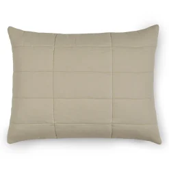 Leni Standard Cotton Gauze Sham Set - Duo Taupe