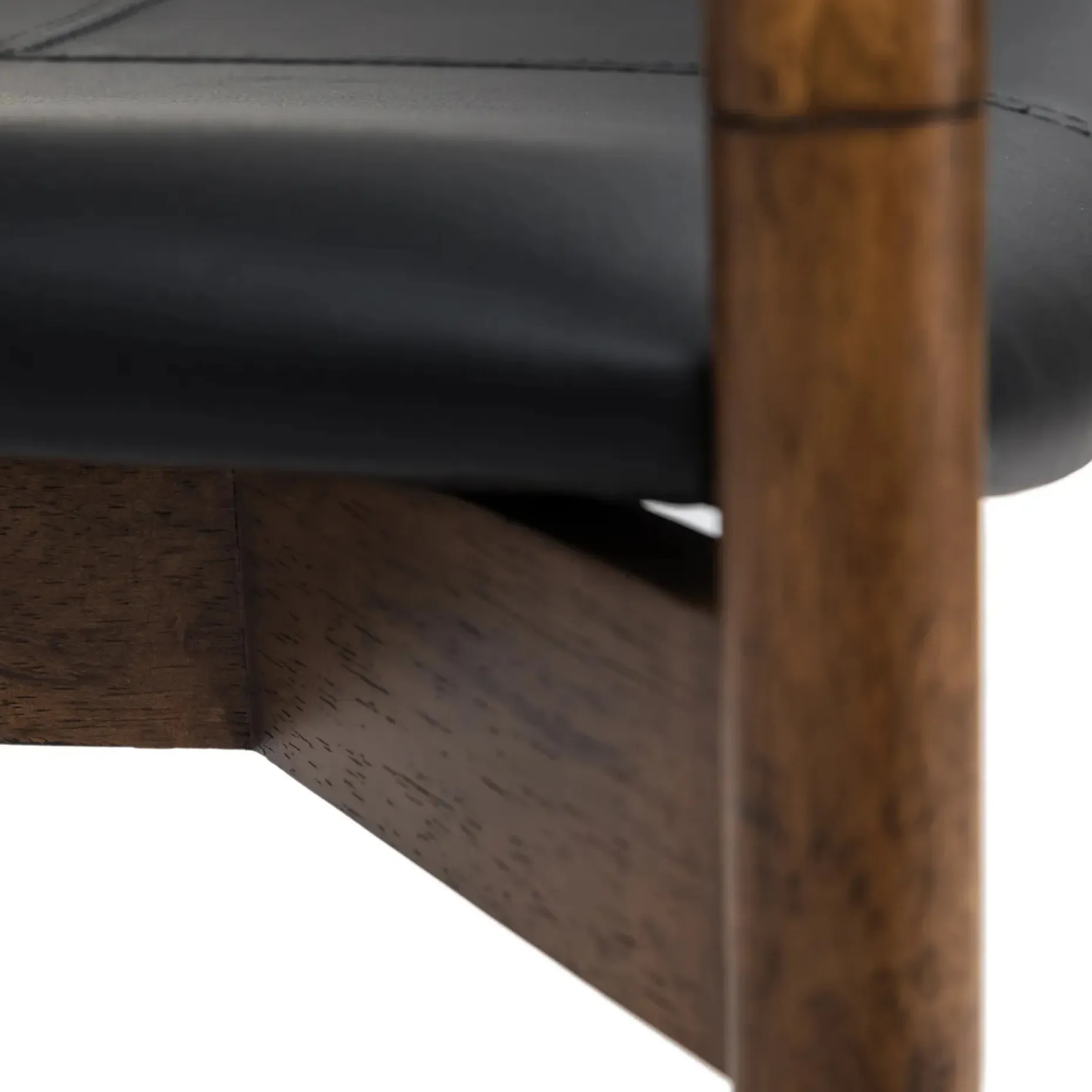 Lento 25" Leather Lounge Chair - Black