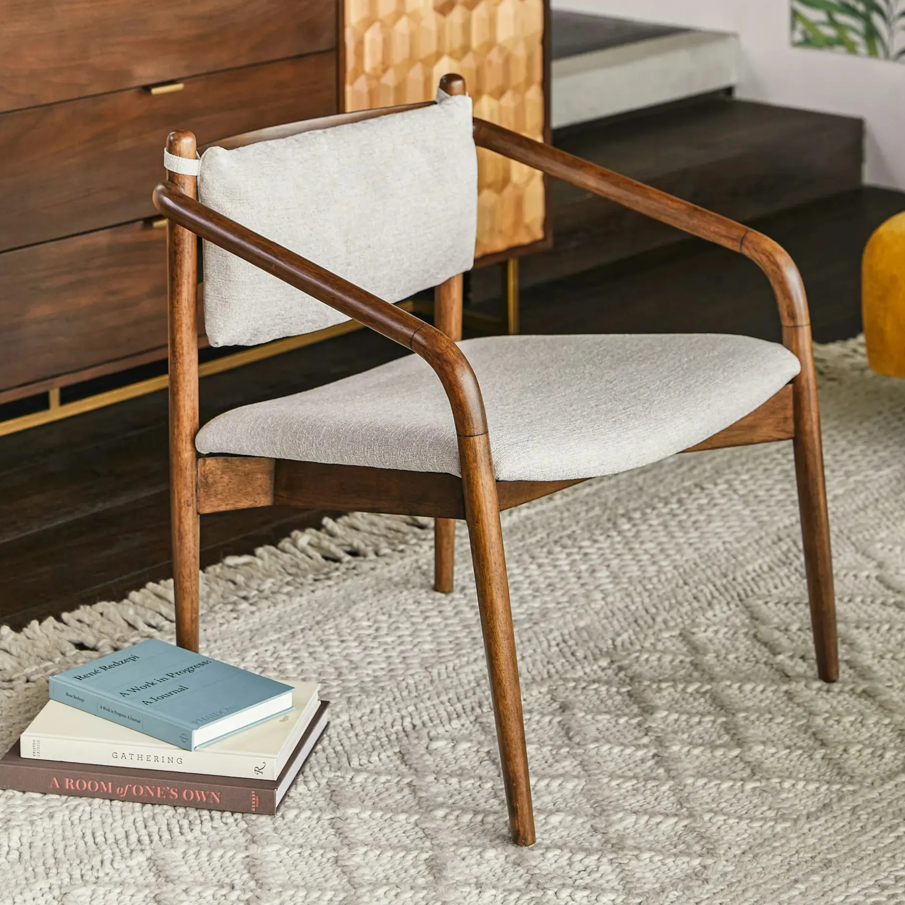 Lento 25" Lounge Chair - Chalk Gray