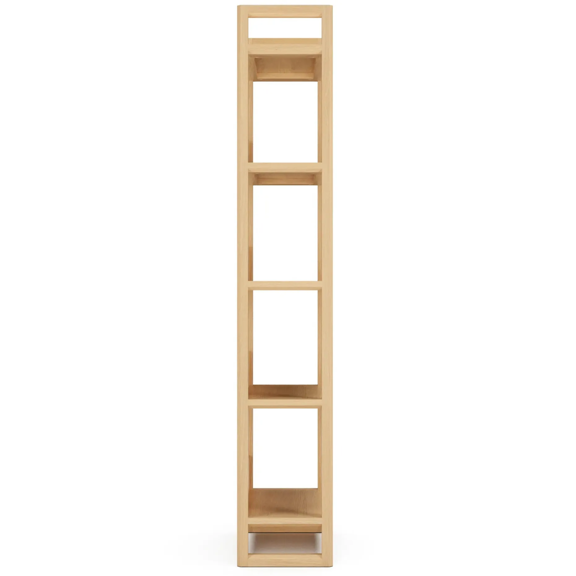 Lilya 23" Shelving Unit, Narrow - White Oak