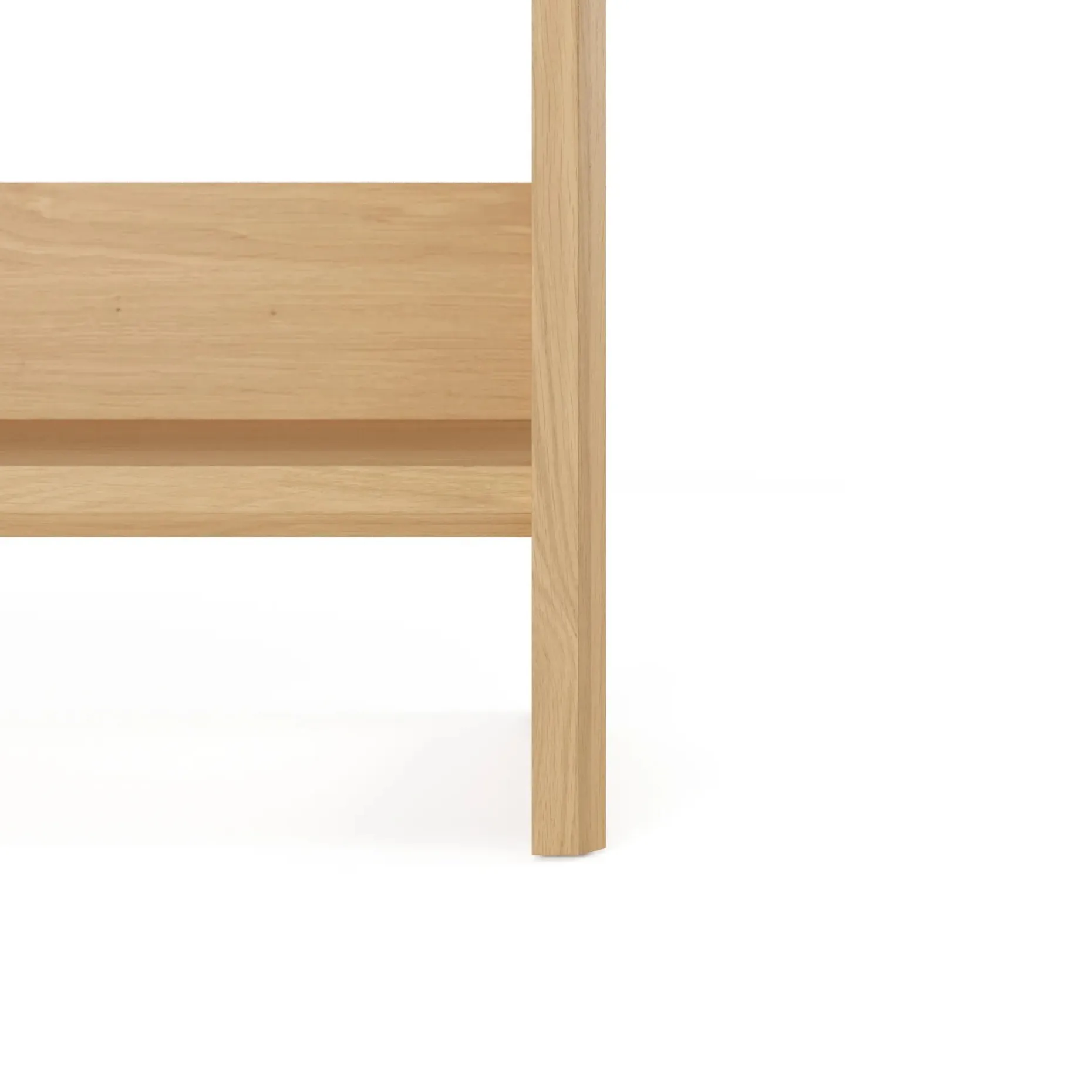 Lilya 23" Shelving Unit, Narrow - White Oak