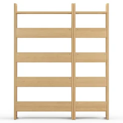 Lilya Shelving Unit Set - White Oak