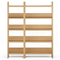 Lilya Shelving Unit Set - White Oak