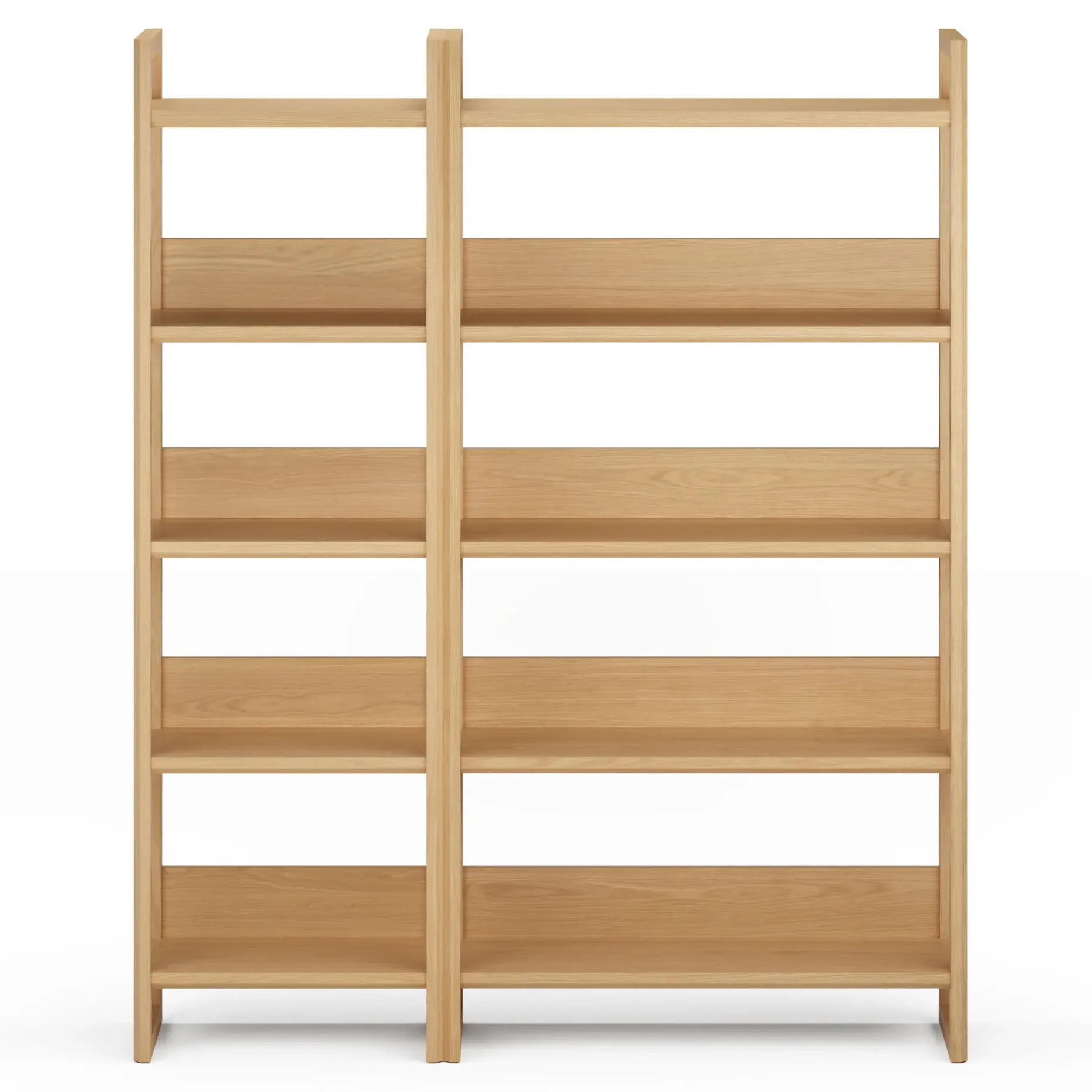Lilya Shelving Unit Set - White Oak