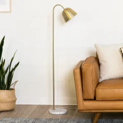 Lissom Floor Lamp - Brass