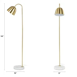 Lissom Floor Lamp - Brass