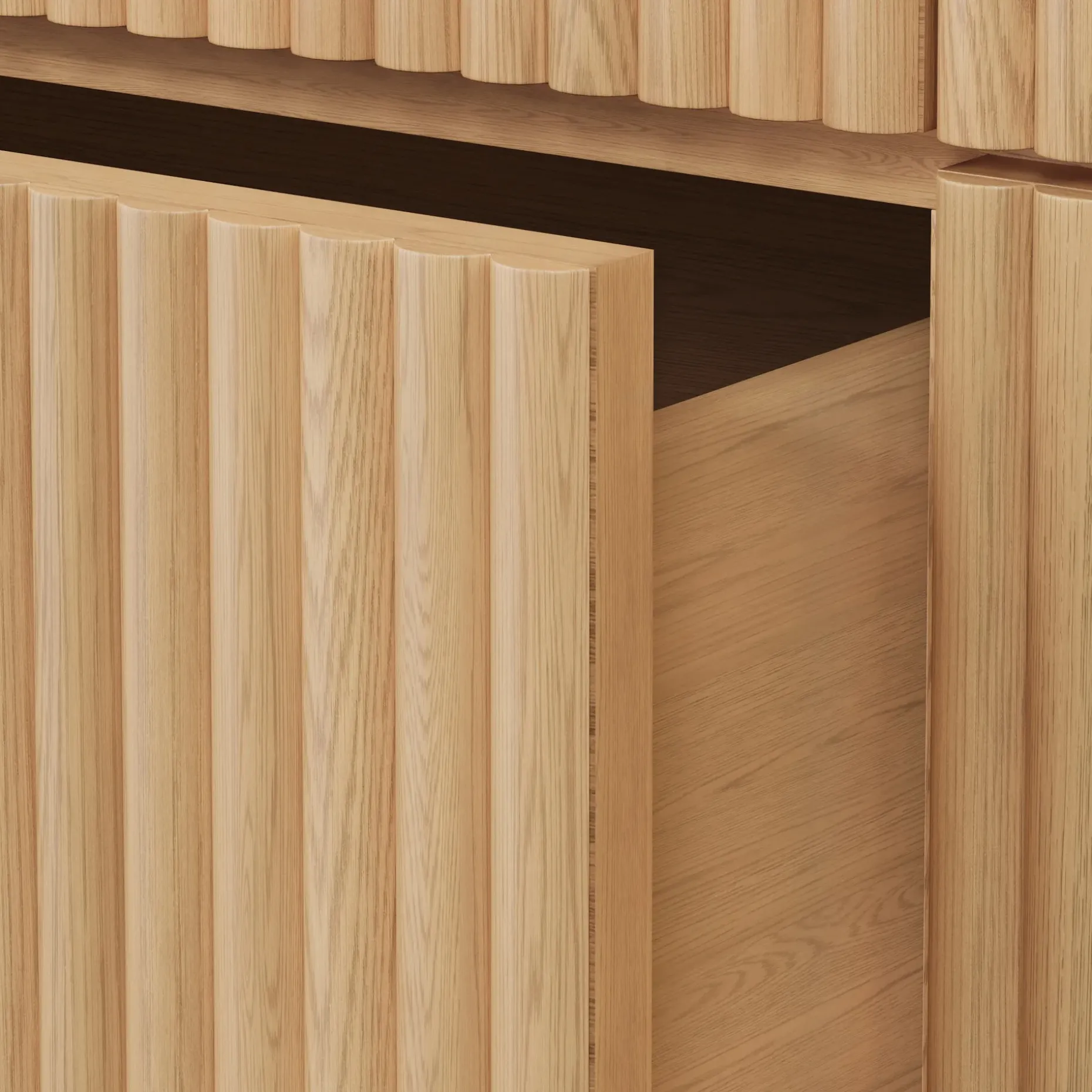 Liv 6-Drawer Double Dresser - White Oak