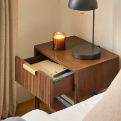 Liv 1-Drawer Nightstand - Walnut