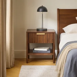 Liv 1-Drawer Nightstand - Walnut
