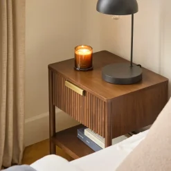 Liv 1-Drawer Nightstand - Walnut