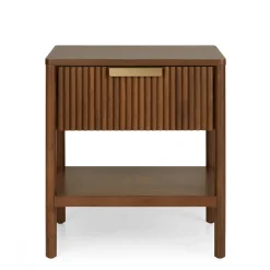 Liv 1-Drawer Nightstand - Walnut