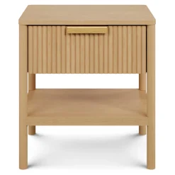 Liv 1-Drawer Nightstand - White Oak