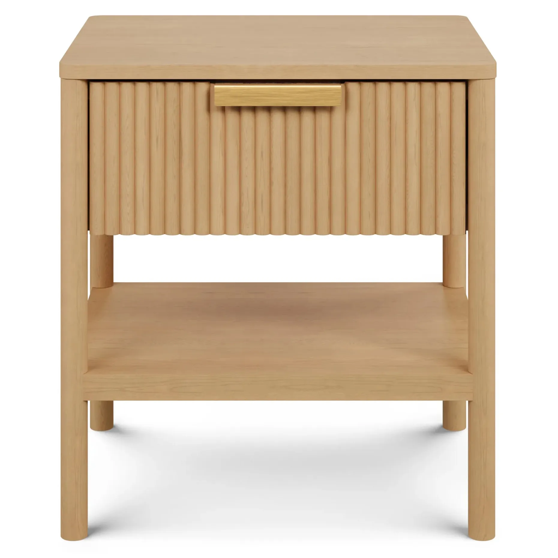 Liv 1-Drawer Nightstand - White Oak