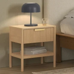 Liv 1-Drawer Nightstand - White Oak