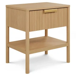 Liv 1-Drawer Nightstand - White Oak