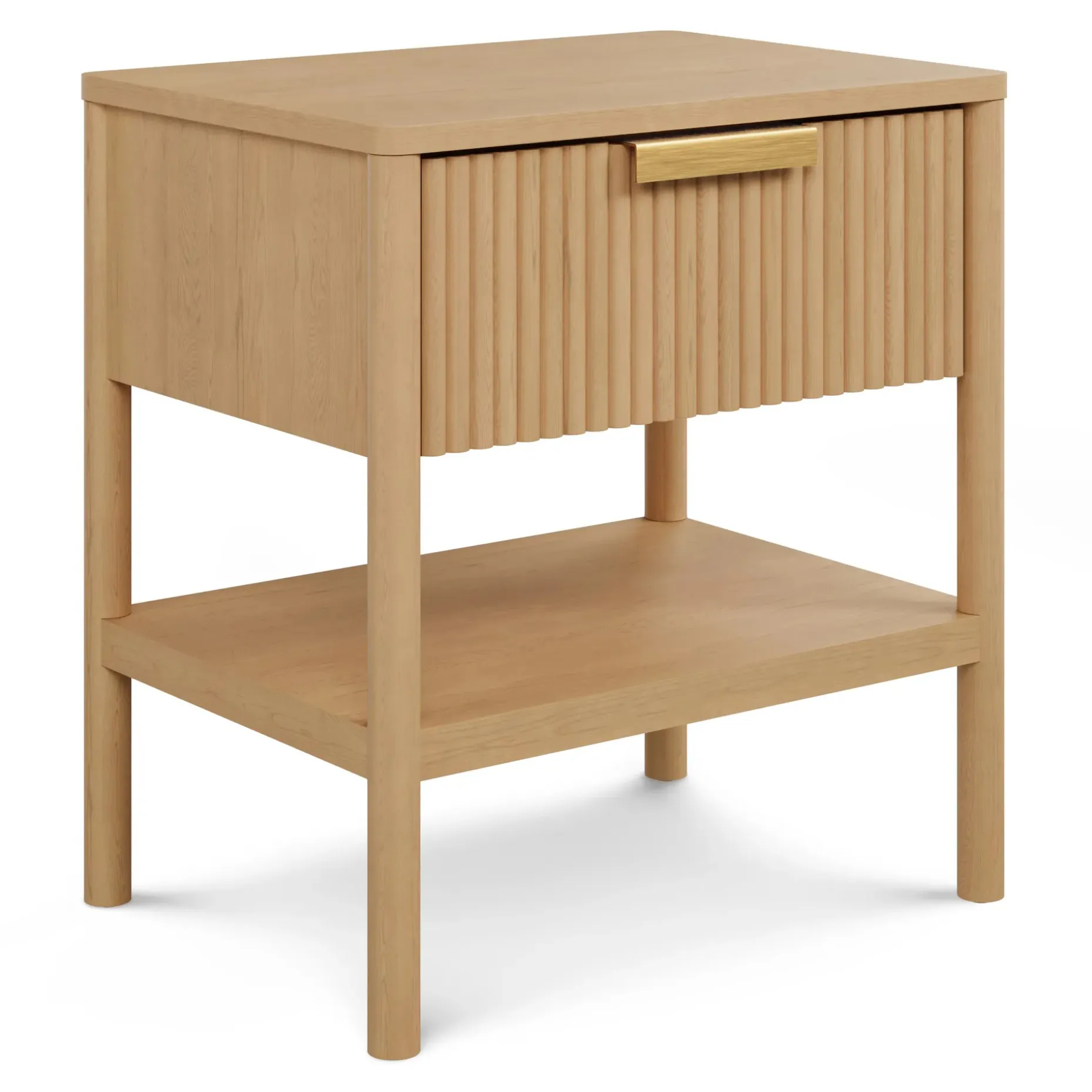 Liv 1-Drawer Nightstand - White Oak