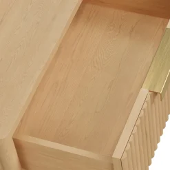 Liv 1-Drawer Nightstand - White Oak