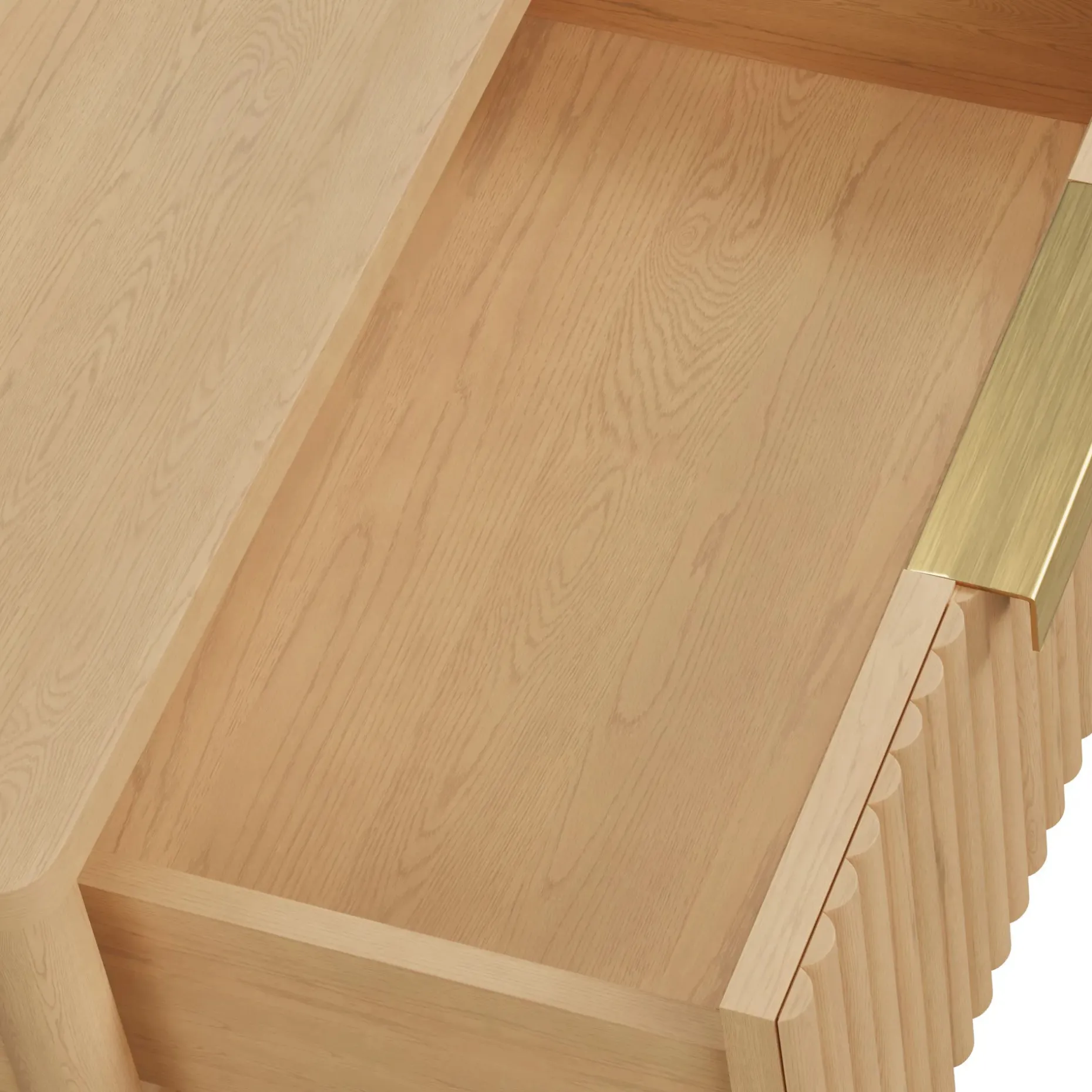 Liv 1-Drawer Nightstand - White Oak