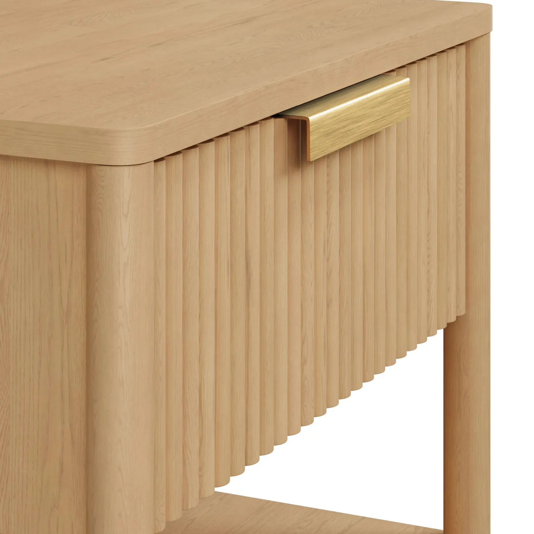 Liv 1-Drawer Nightstand - White Oak
