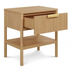 Liv 1-Drawer Nightstand - White Oak