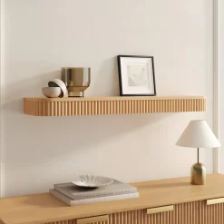 Liv 41.5" Floating Shelf - White Oak