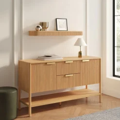 Liv 41.5" Floating Shelf - White Oak