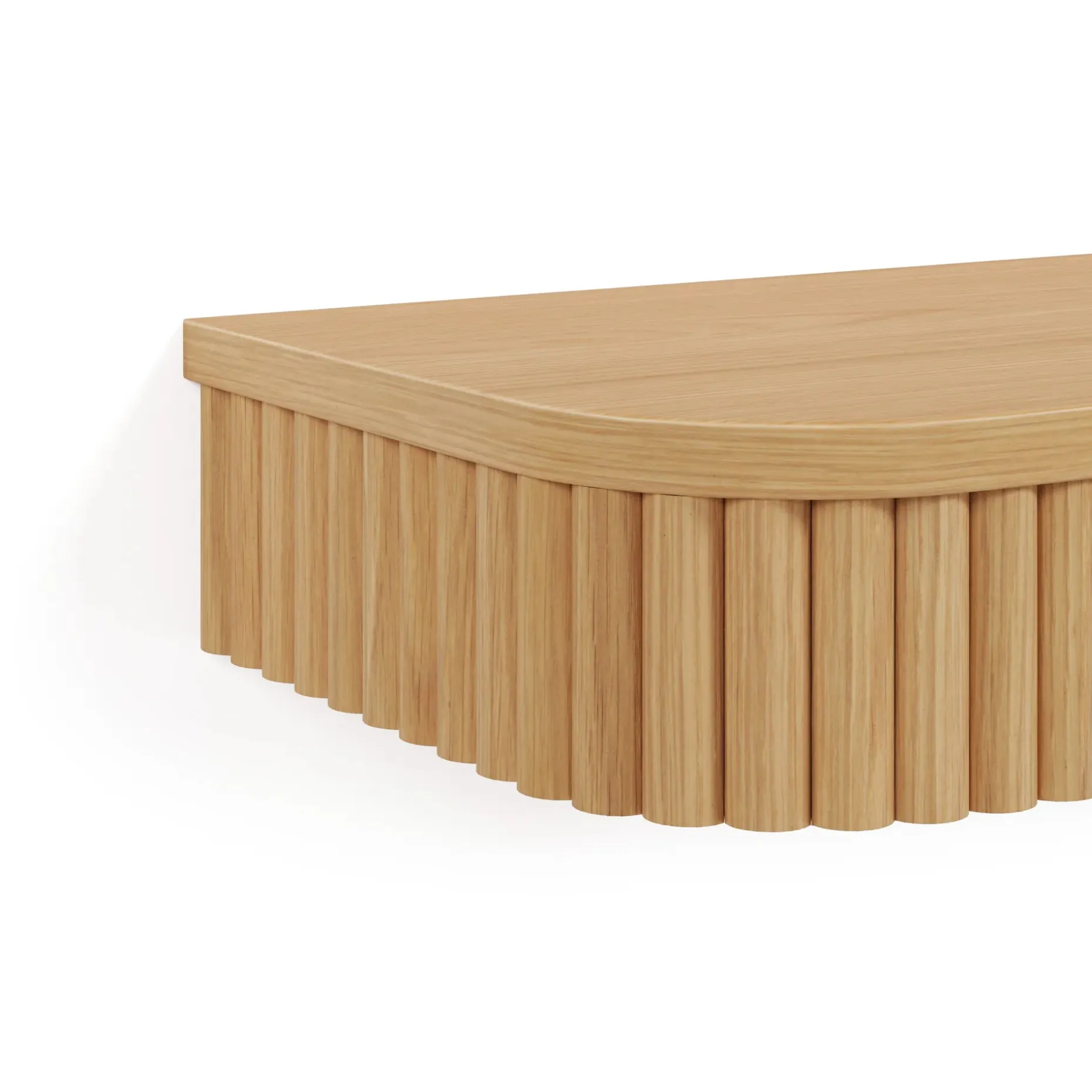 Liv 41.5" Floating Shelf - White Oak