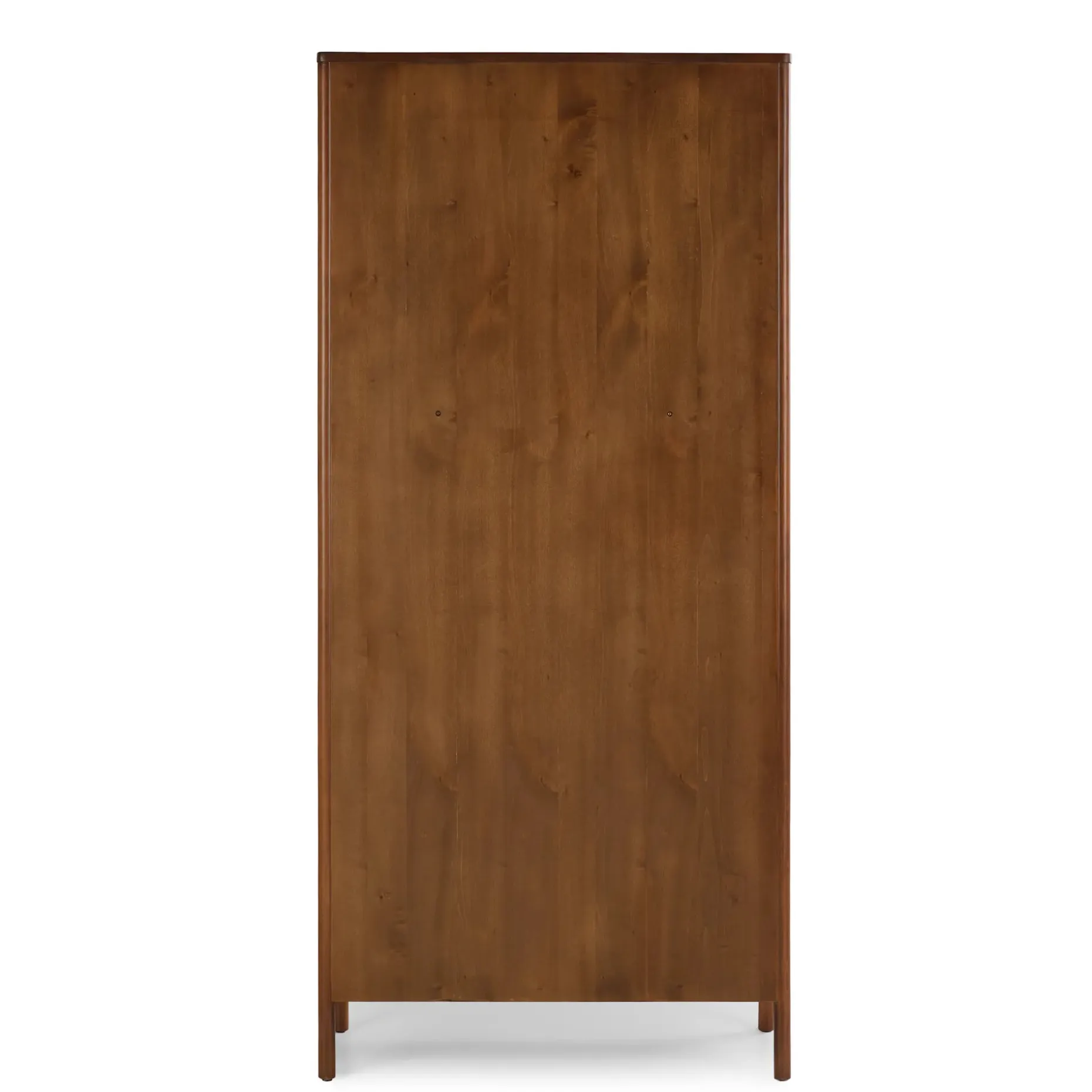 Liv 35.25" Glass Cabinet - Walnut