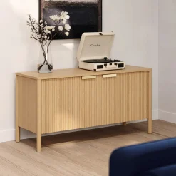 Liv 48" Media Unit - White Oak