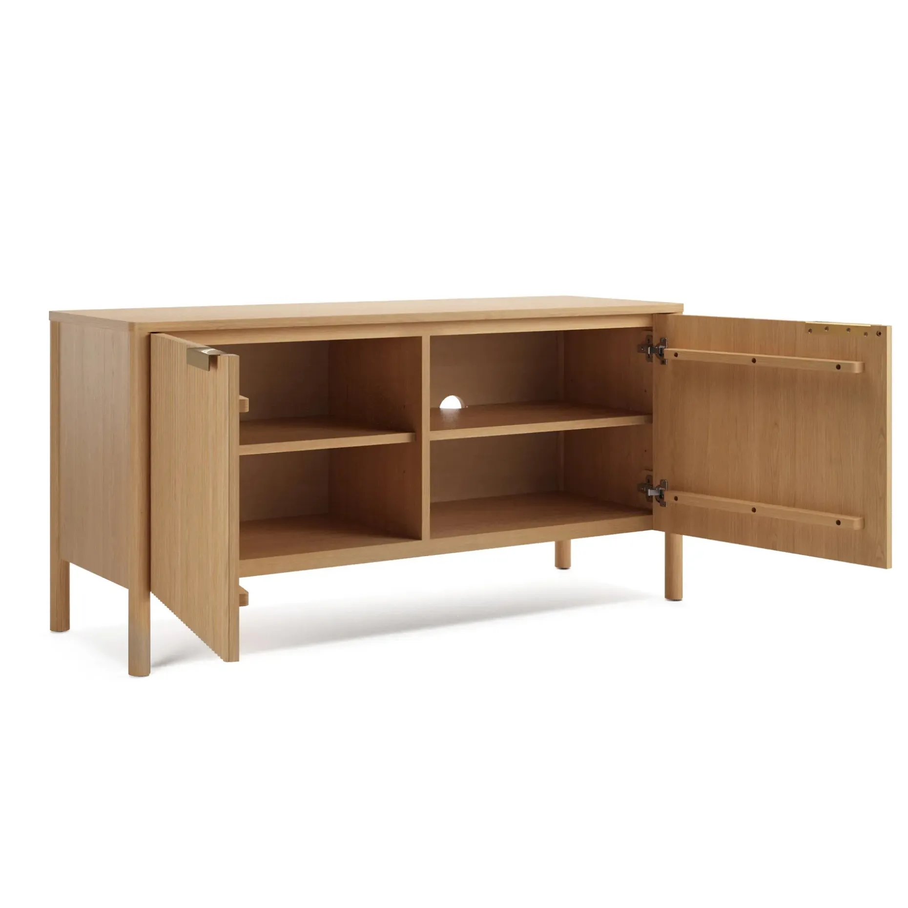 Liv 48" Media Unit - White Oak