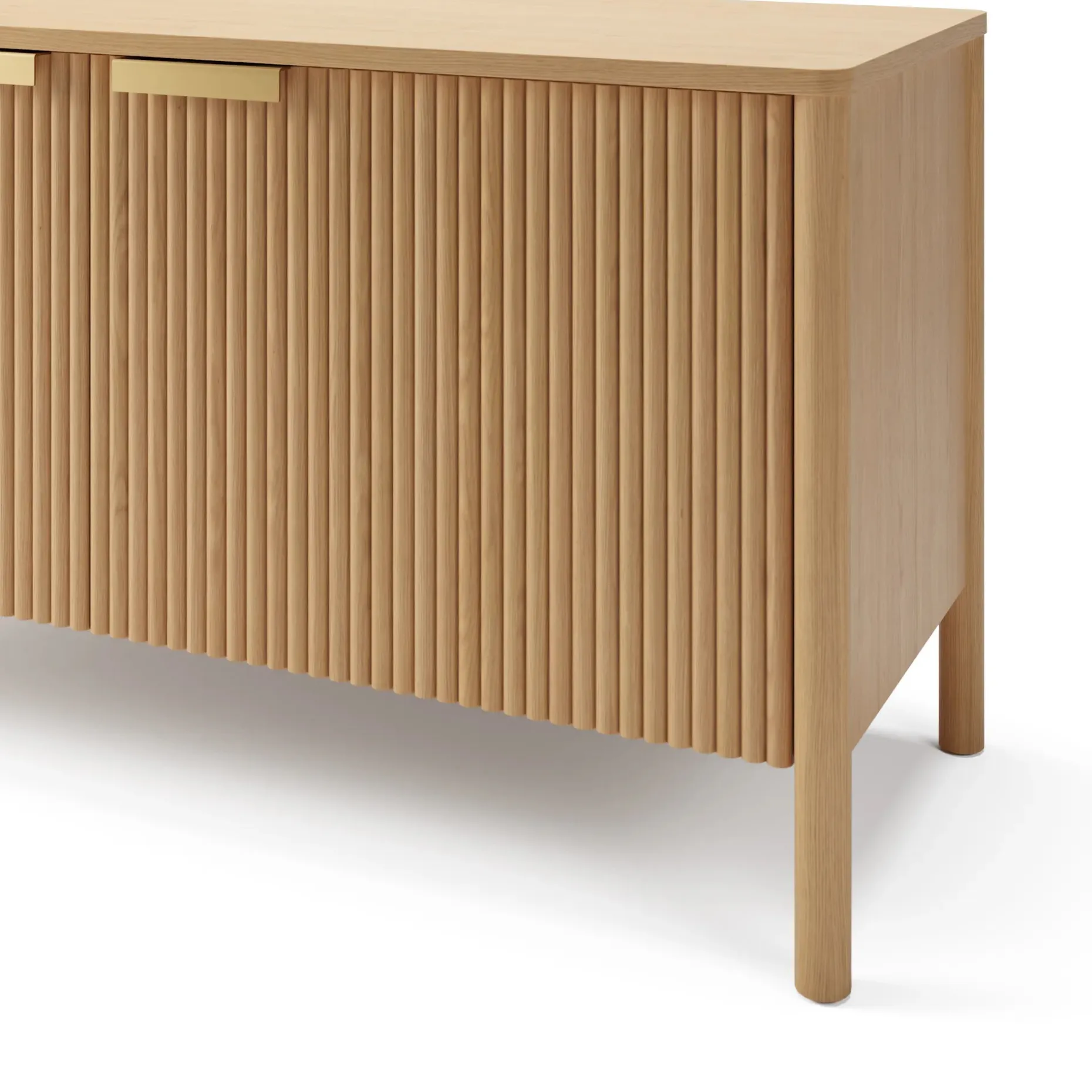 Liv 48" Media Unit - White Oak