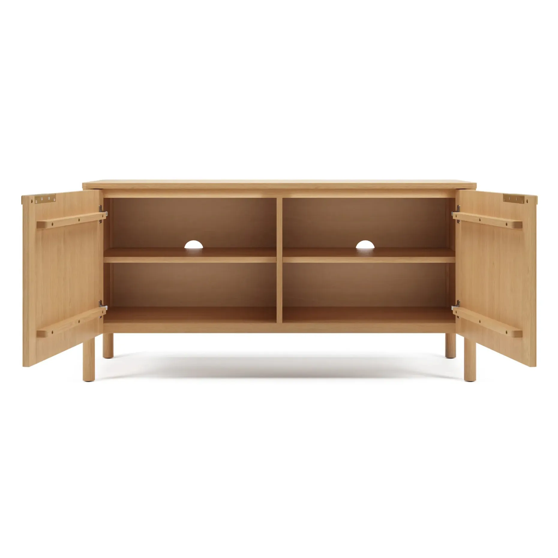 Liv 48" Media Unit - White Oak