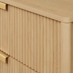 Liv 74.5" Media Unit - White Oak
