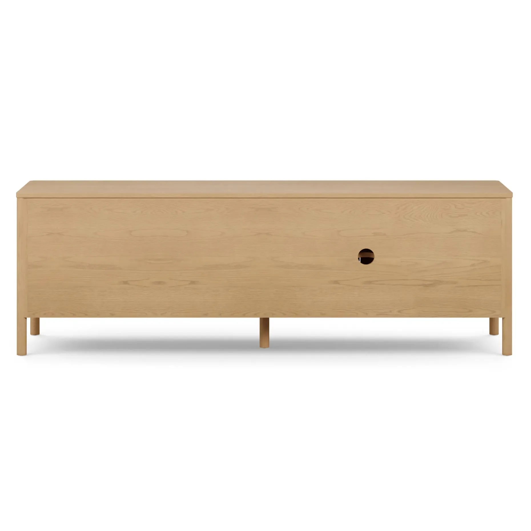 Liv 74.5" Media Unit - White Oak