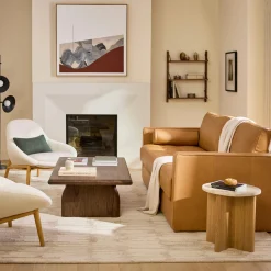 Lloyd 54" Coffee Table - Warm Brown