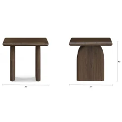 Lloyd Side Table - Warm Brown
