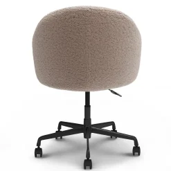 Loa Office Chair - Short Shearling Taupe