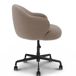 Loa Office Chair - Short Shearling Taupe
